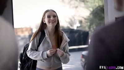Charles Dera is a lonely widow that wants a new cooter to fuck. He secretly wants her sons gf Maya Kendrick and manipulated her to have hookup with him.