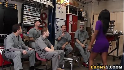 kinky Mechanics gang-bang black Bellah Dahl