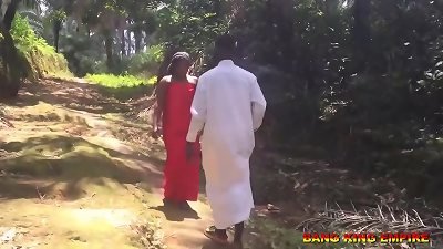 REVEREND FATHER-CAUGHT screwing AN AFRICAN queen ON HIS WAY TO EVANGELISM - HER CHARM CAUGHT HIM AND HE seduce HER INTO THE forest AND fuck HER ON hardcore humping