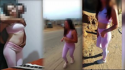 dirty aged man tempts teenager damsel with money - the older pig offers him money and the wriggling girl falls into his clutches,his parents talk to him on the cell phone in the middle of the fuck, real homemade, 18 yo