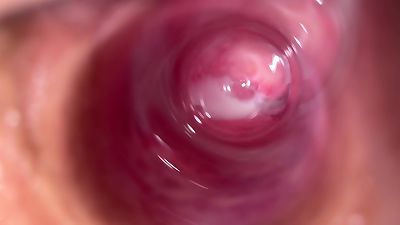 My stepsister show what is deep inwards her teenager cream-colored vulva