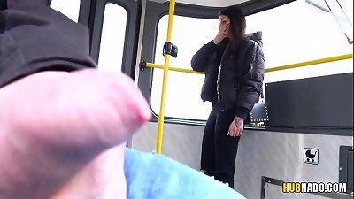 dame sees me wanking off on a tram&excl; &num; Stacy Sommers