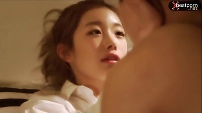 korean teenage - A super-cute couple Gets pounded In A hotel bums