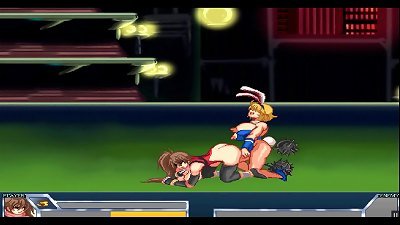 Final pulverize [Hentai game PornPlay] Ep.2 Asukina bang-out wrestling on the ring