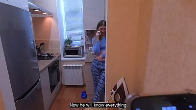 Stepmom gets spunk twice for stepson's silence