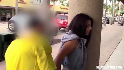 teenager shoplifter gets her vag penetrated by the pervert officer